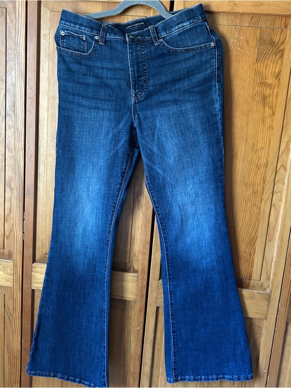 Lucky Brand Medium Blue Flare Jeans